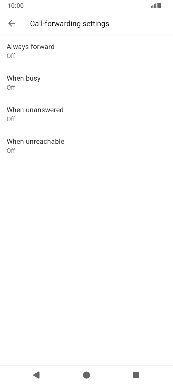Press the Home key to return to the home screen.