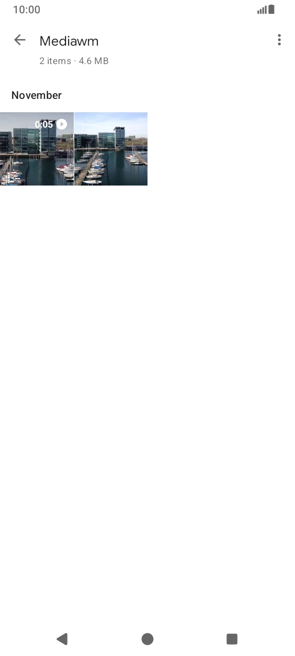 Press and hold any picture or video.