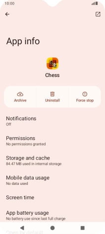 Press Storage and cache.