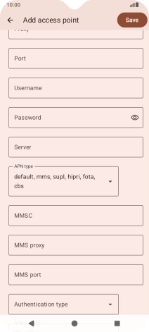 Press the drop down list next to Press the drop down list next to