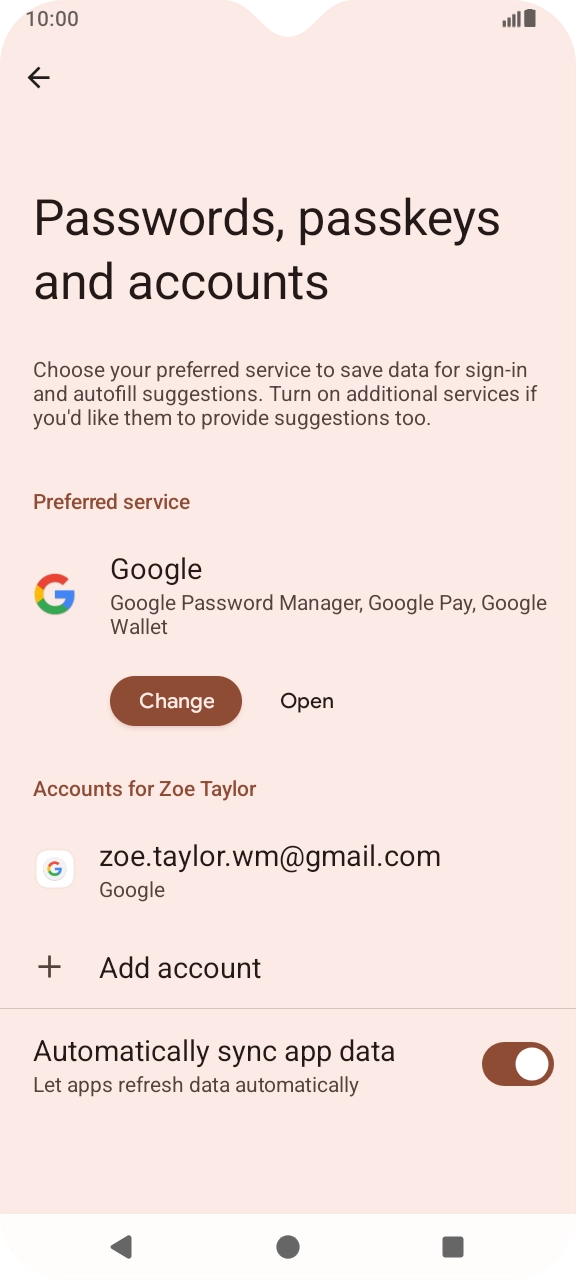 Press the Home key to return to the home screen.