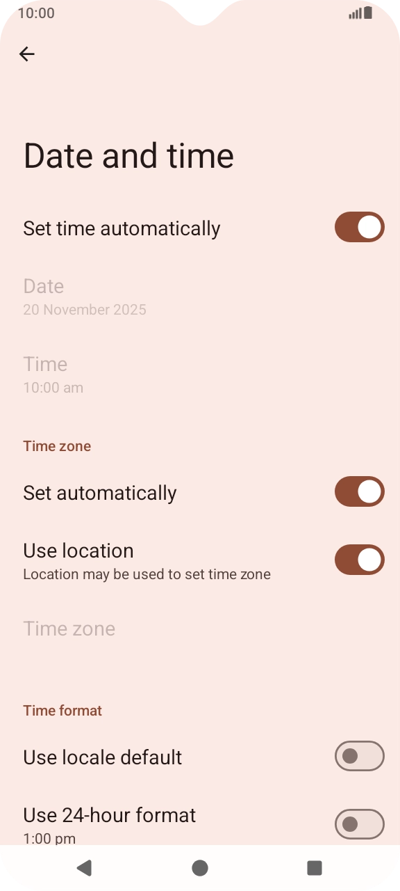 Press the Home key to return to the home screen.