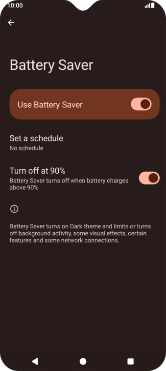 Press the Home key to return to the home screen.