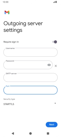 Press the drop down list below 