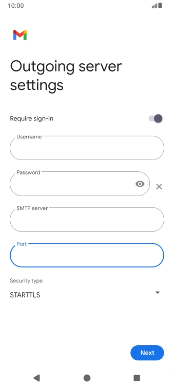 Press the drop down list below 
