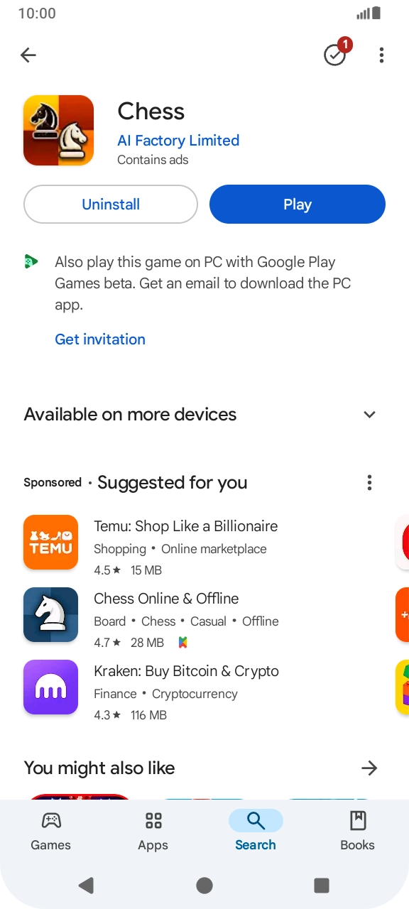 Press the Home key to return to the home screen.