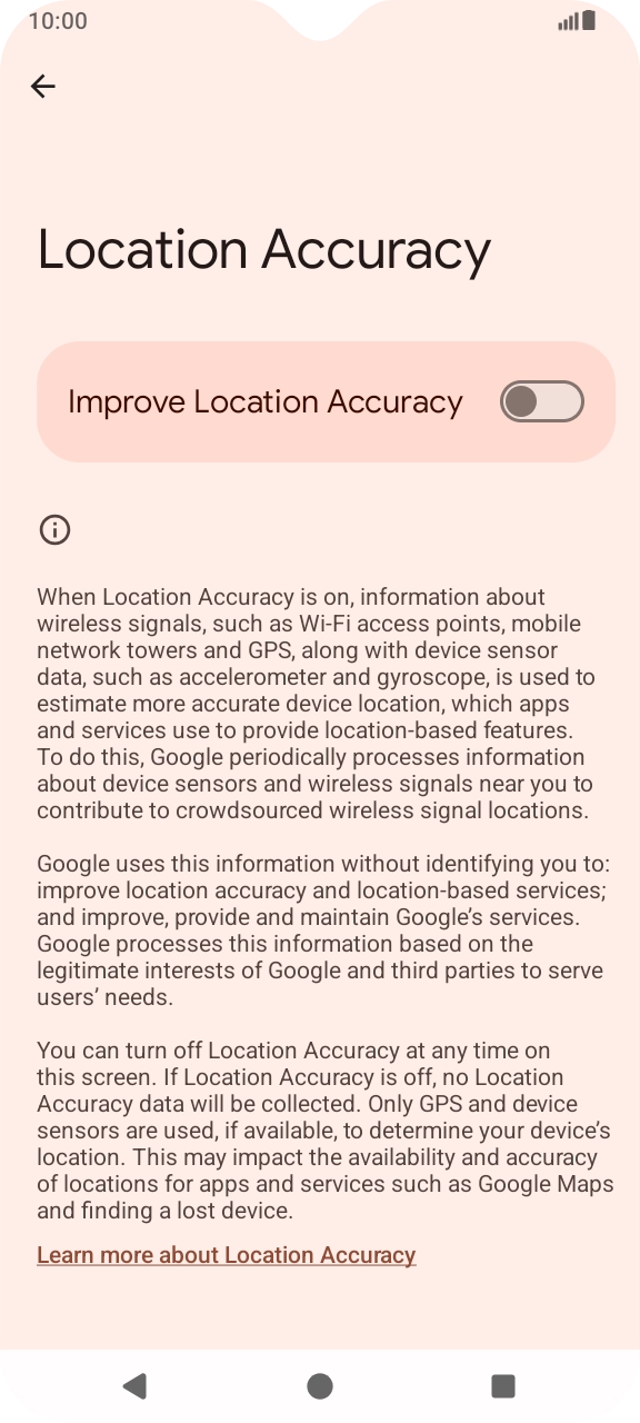 If you press the indicator next to 
