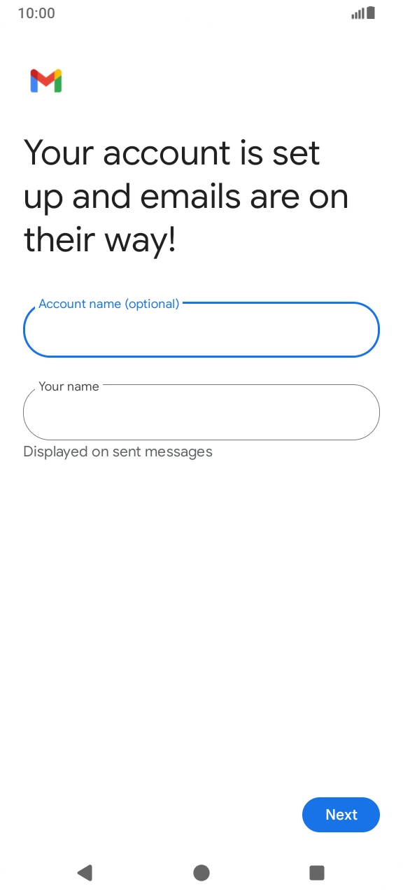Press the field below 