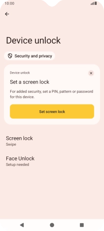 Press Screen lock.