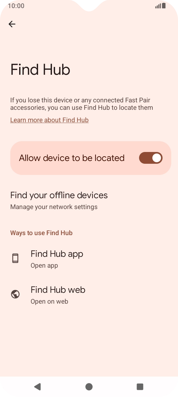 Press the indicator next to Press the indicator next to