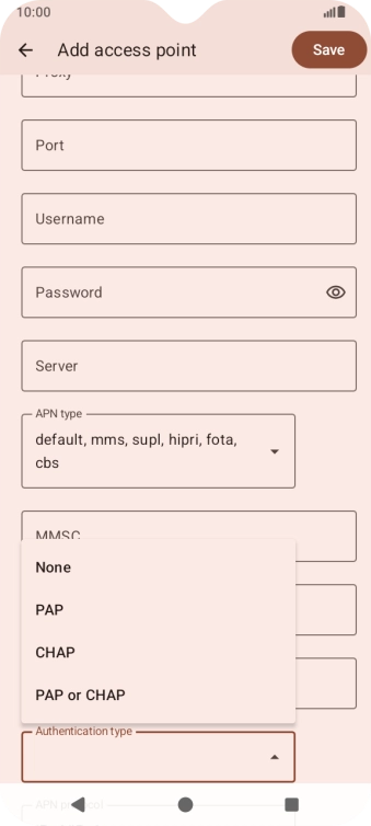 Press None. Press None.