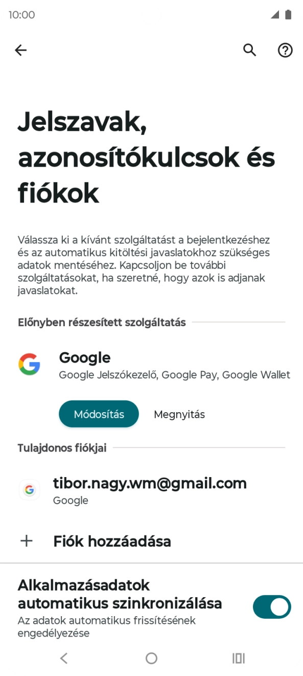 A befejezéshez, és ahhoz, hogy visszatérhess a főképernyőhöz, nyomd meg a főgombot.
