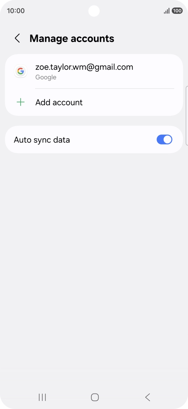 Press the Home key to return to the home screen.