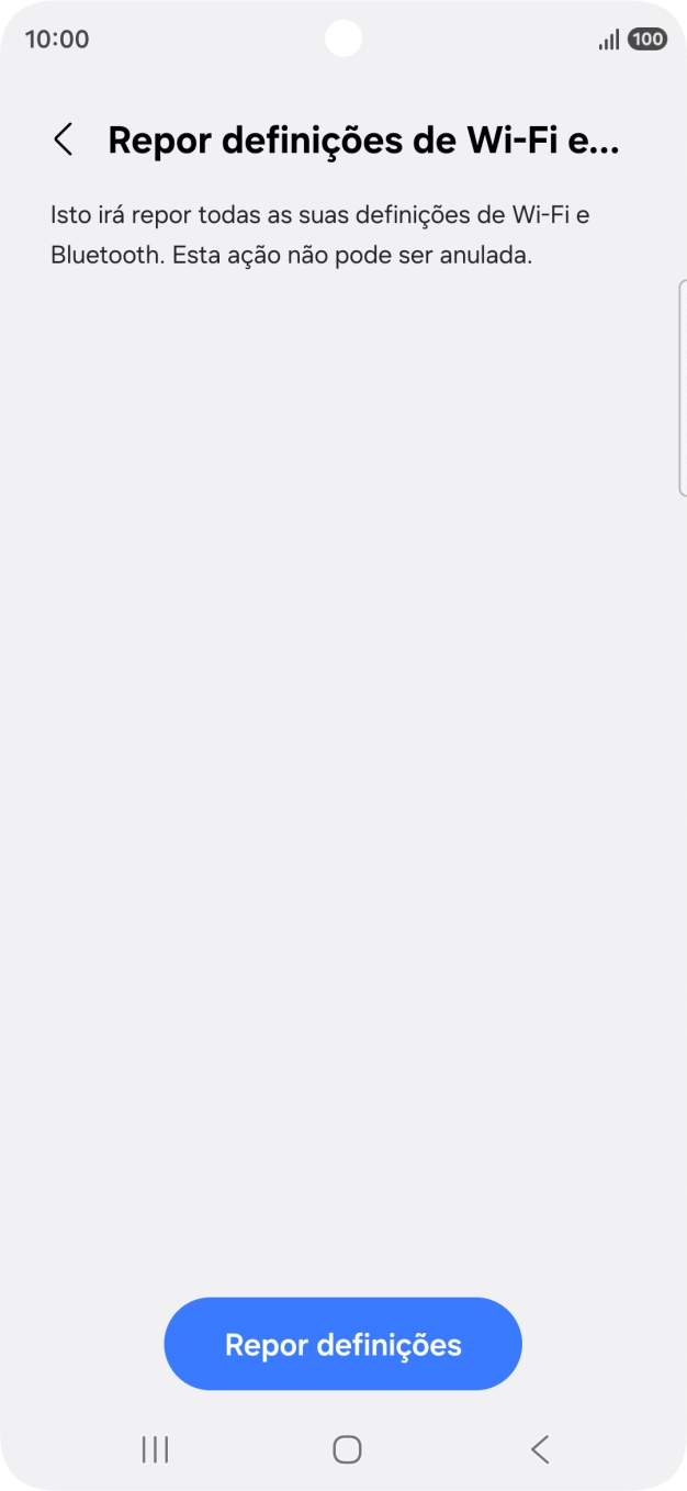 Prima Repor definições.