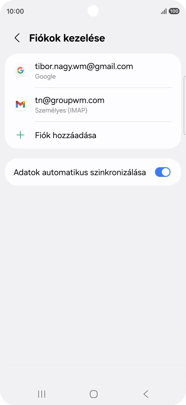 A befejezéshez, és ahhoz, hogy visszatérhess a főképernyőhöz, nyomd meg a főgombot.