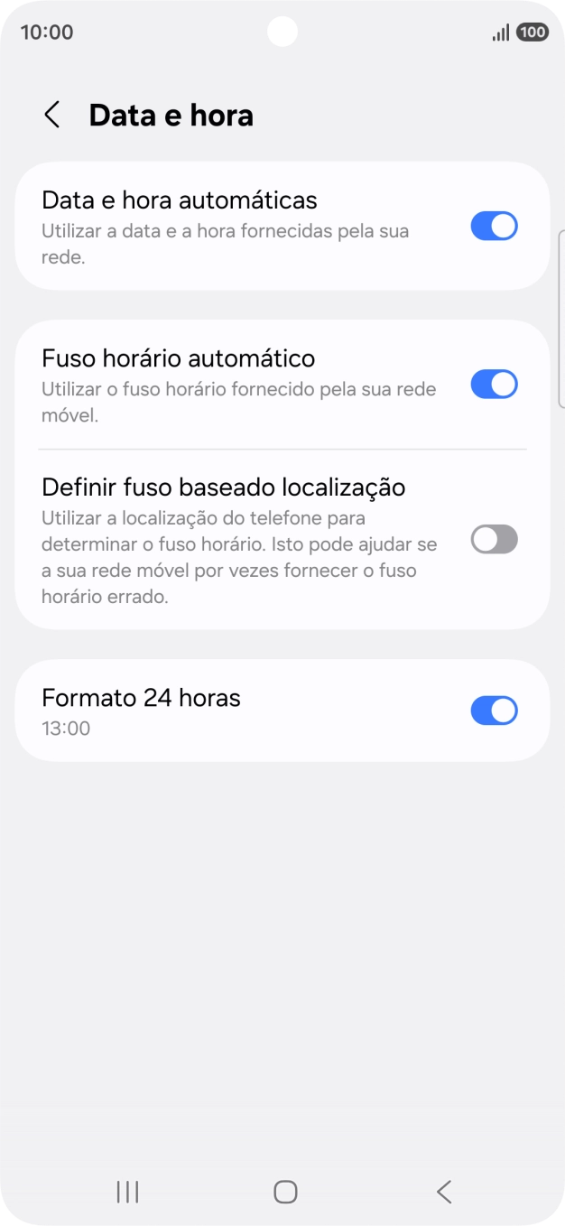 Prima a tecla de início para terminar e voltar ao ecrã inicial.