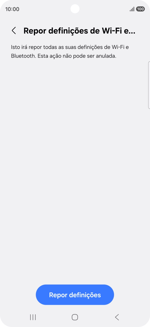 Prima Repor definições.