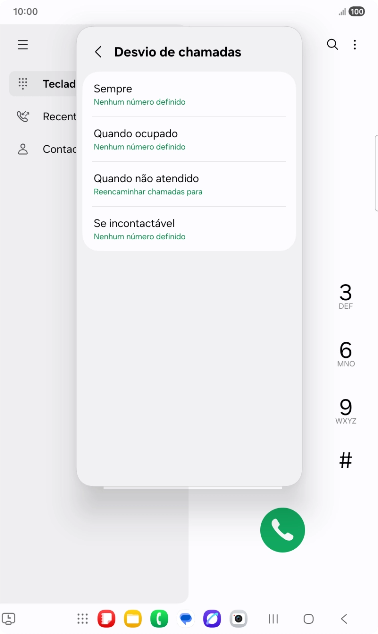 Prima a tecla de início para terminar e voltar ao ecrã inicial.