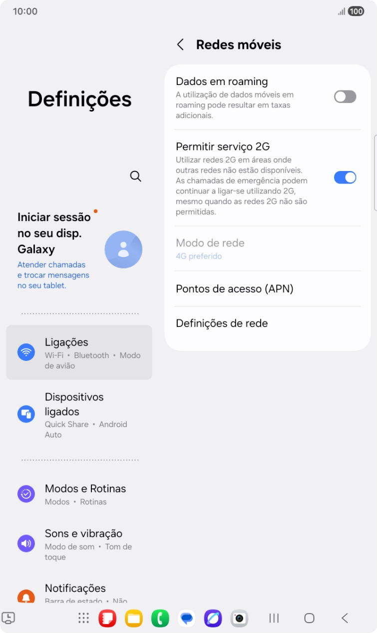 Prima Pontos de acesso (APN).