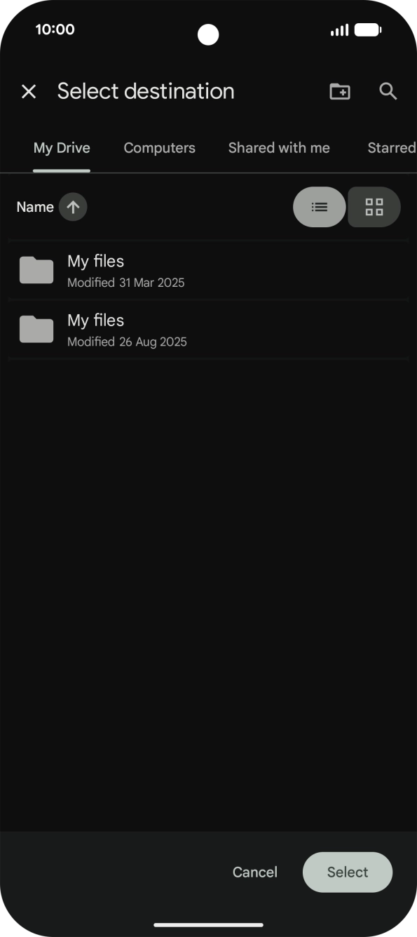 To create a new folder, press the new folder icon and follow the instructions on the screen to create a new folder. To create a new folder, press the new folder icon and follow the instructions on the screen to create a new folder.