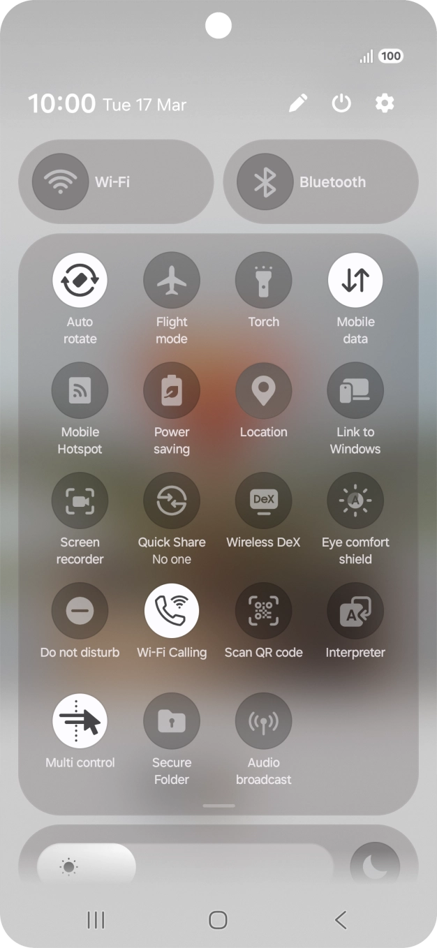 Press the screen recording icon.