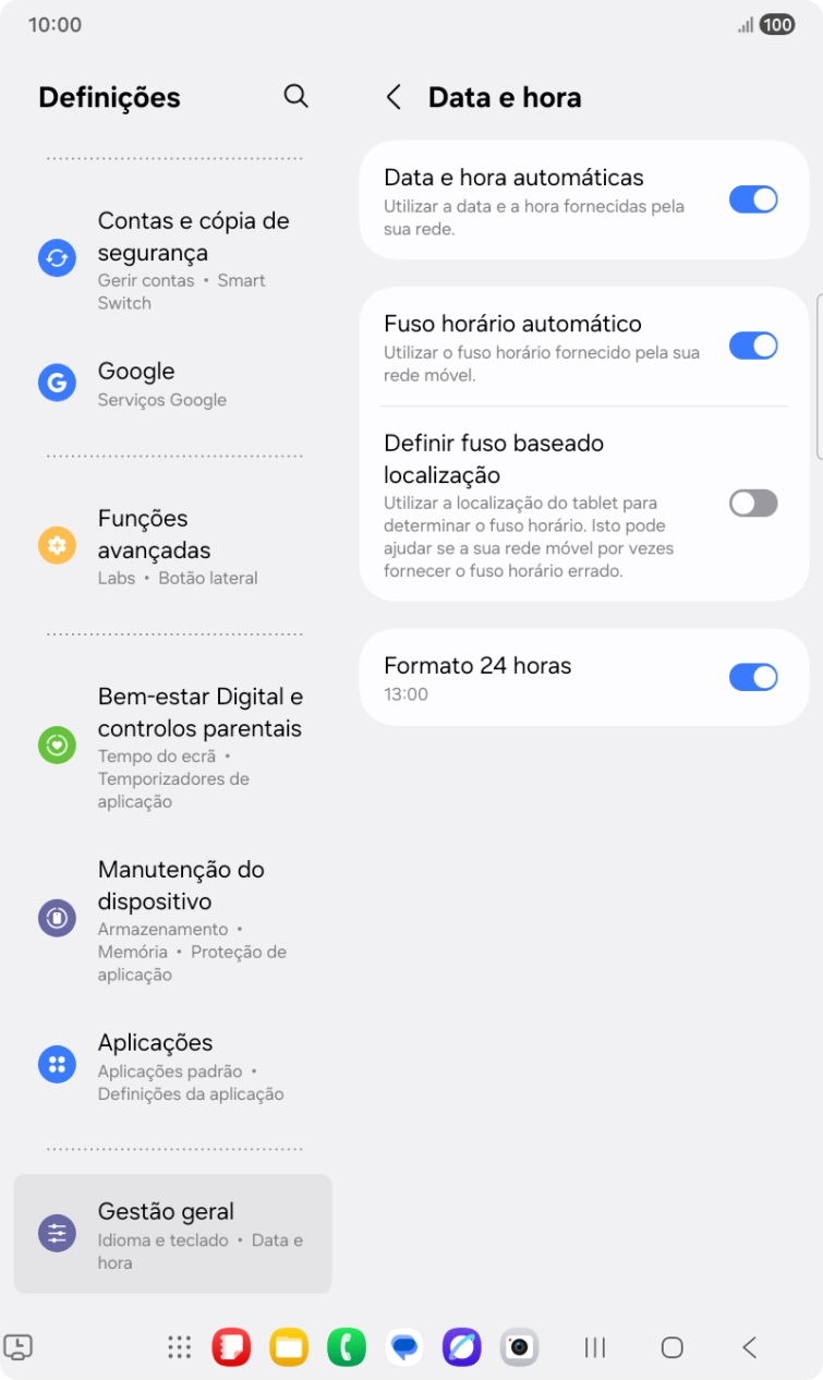 Prima a tecla de início para terminar e voltar ao ecrã inicial.