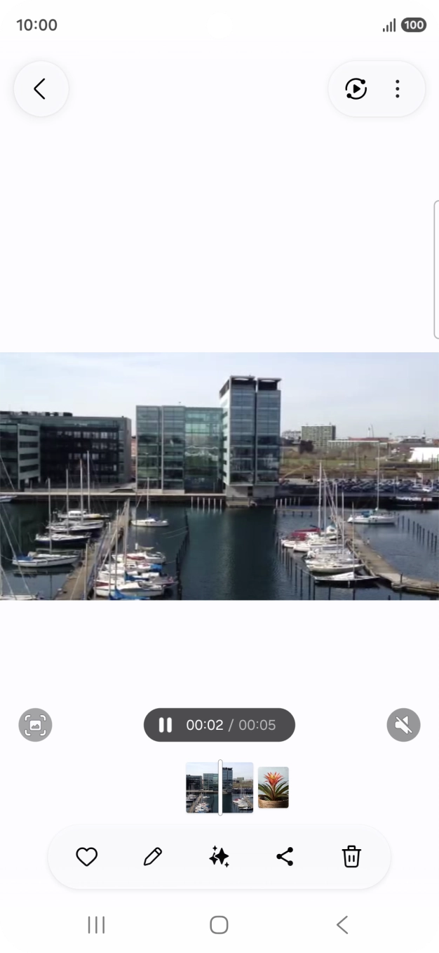 Press the AI icon. Press the AI icon.