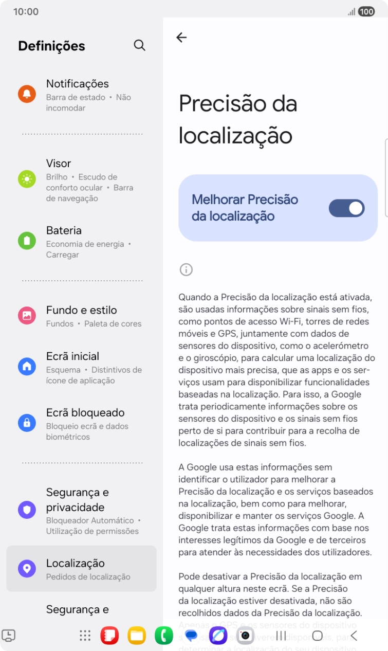 Se premir o indicador junto a 