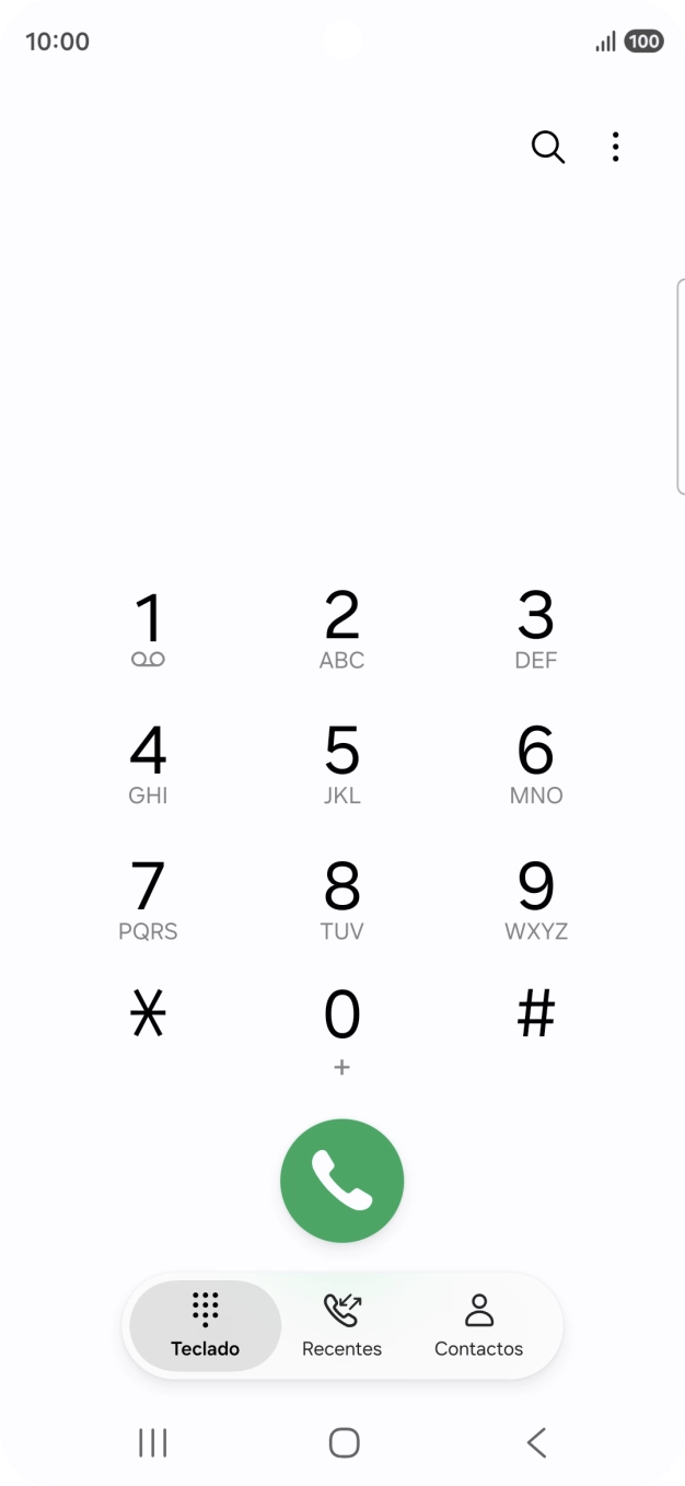 Prima o ícone de menu.
