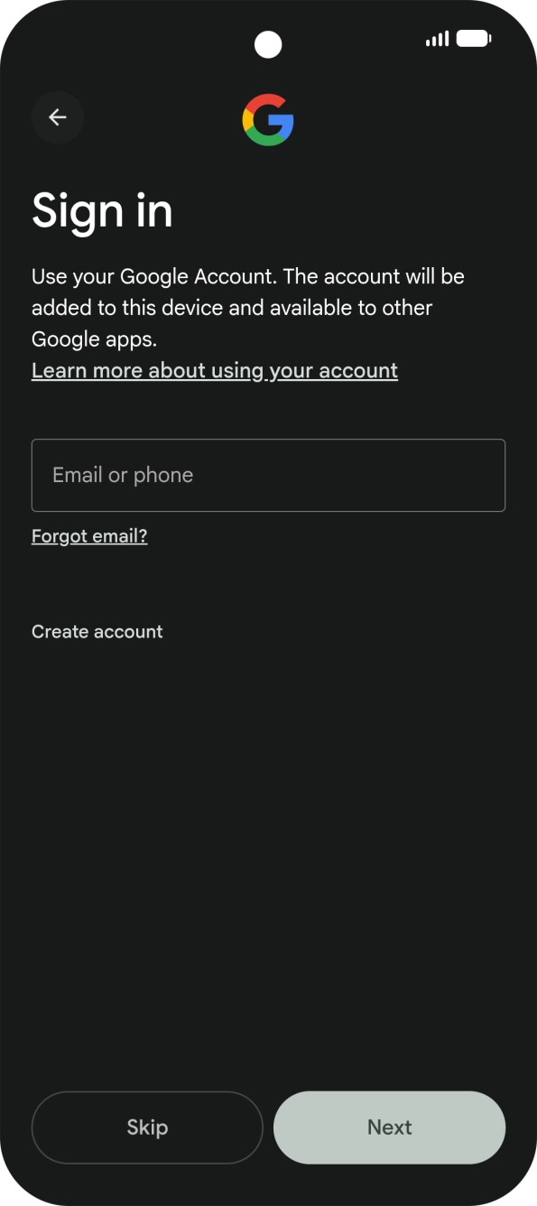 Follow the instructions on the screen to finish the activation. Follow the instructions on the screen to finish the activation.