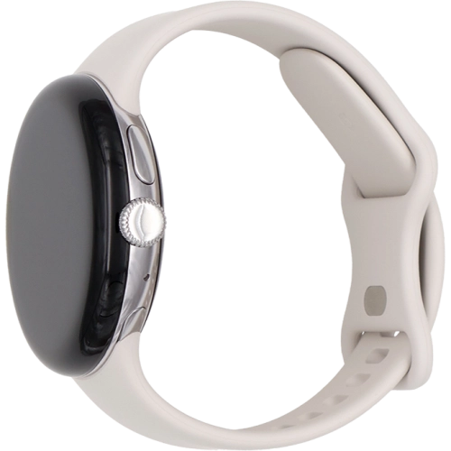 Imagen 4: Vista del lateral derecho del Google Pixel Watch 3 - White