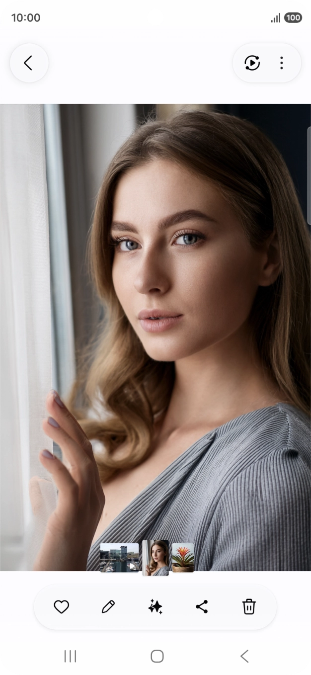 Prima o ícone de AI.