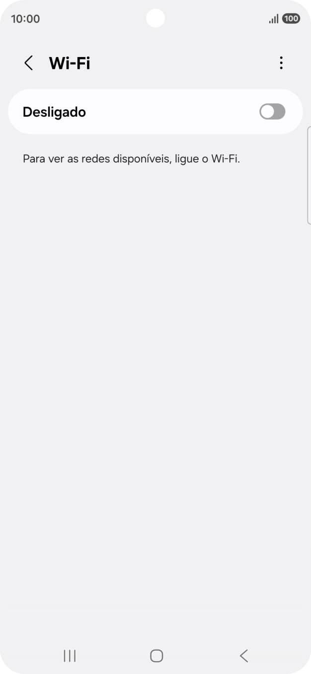 Prima o indicador para ativar a função.
