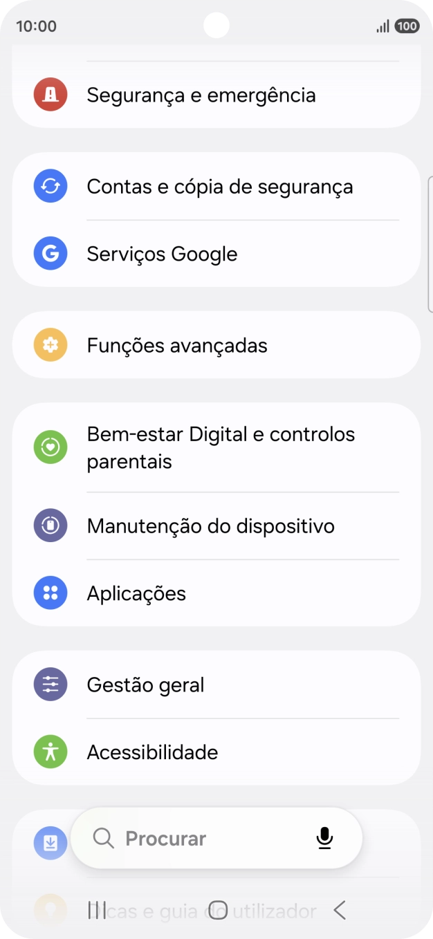 Prima Contas e cópia de segurança.