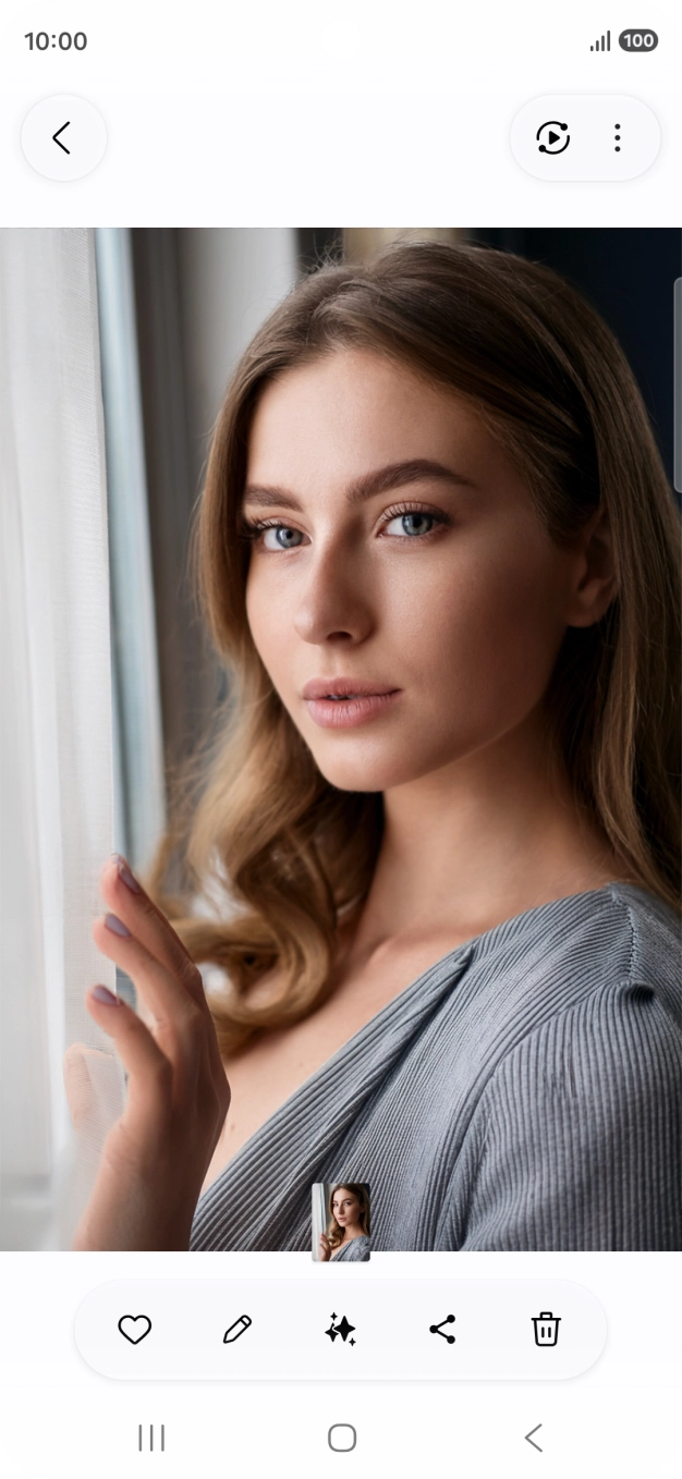 Prima o ícone de AI.