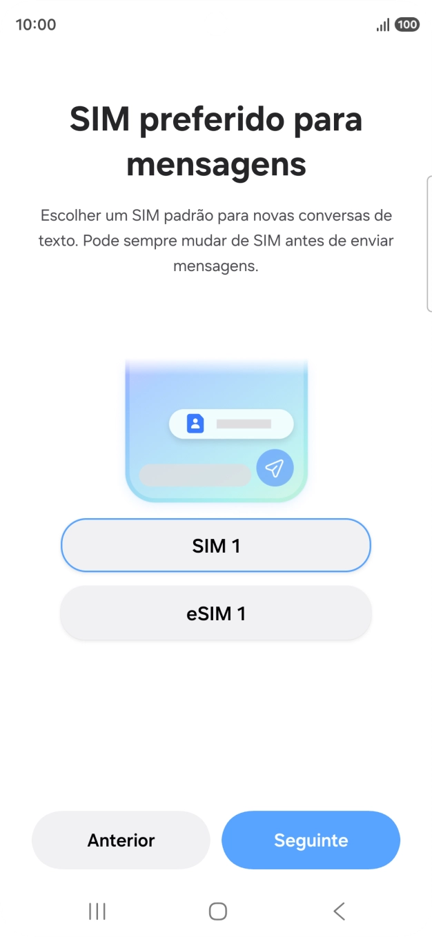 Prima o plano pretendido.