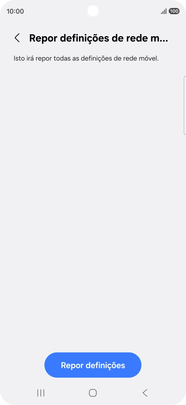 Prima Repor definições.