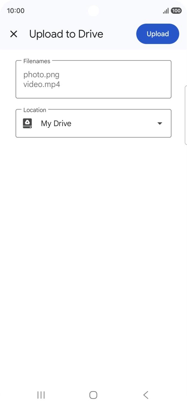 Press the field below 'Location' and go to the required folder. Press the field below 'Location' and go to the required folder.