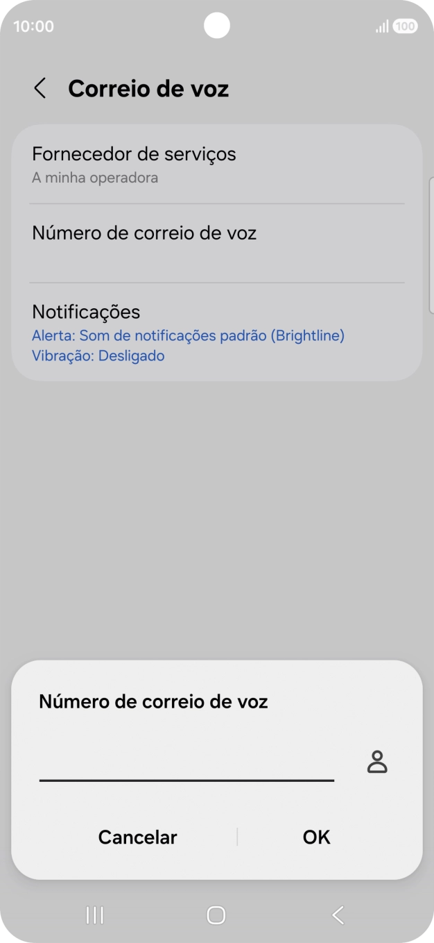 Introduza 123 e prima OK.