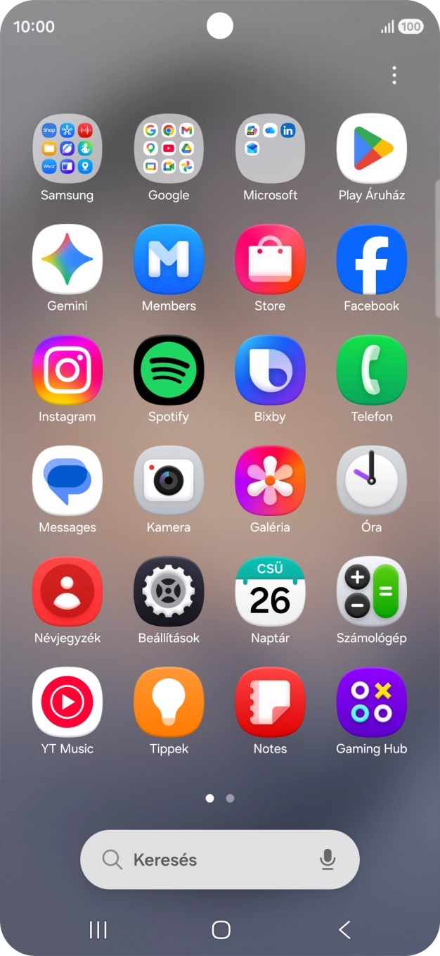 Válaszd a Play Áruház lehetőséget. Válaszd a Play Áruház lehetőséget.