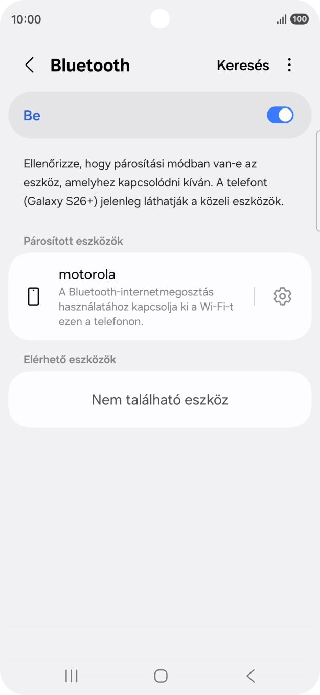A befejezéshez, és ahhoz, hogy visszatérhess a főképernyőhöz, nyomd meg a főgombot.