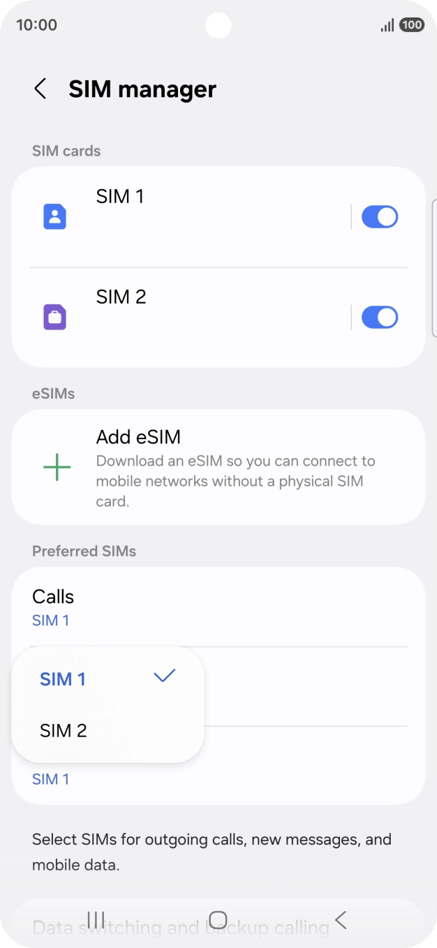 Press the required plan.
