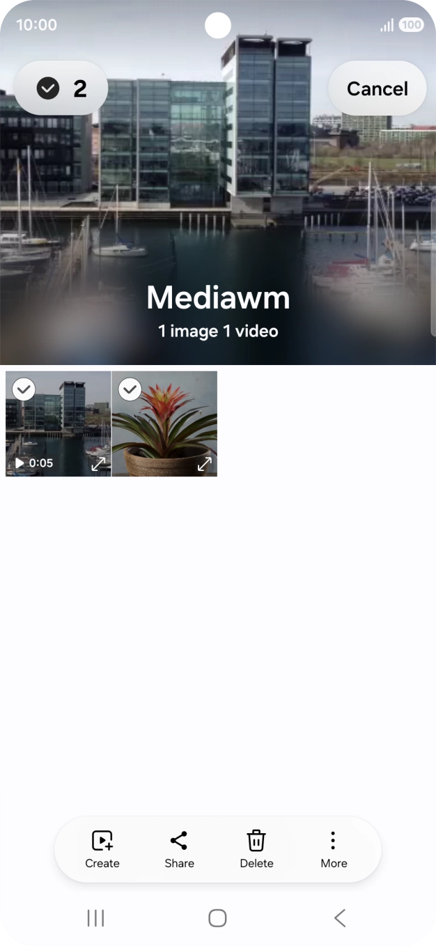 Press Share. Press Share.