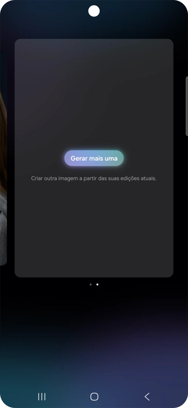 Prima Gerar mais uma para gerar uma nova sugestão de imagem.