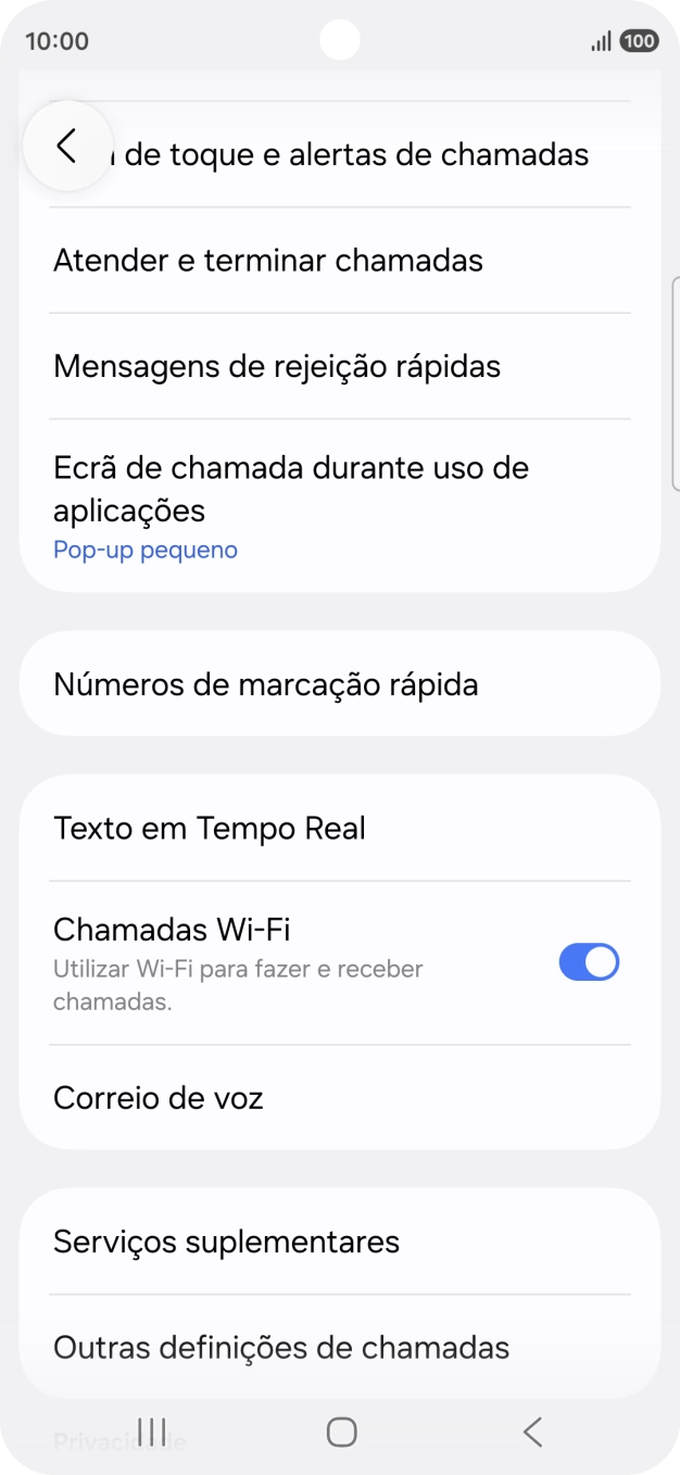 Prima Correio de voz.