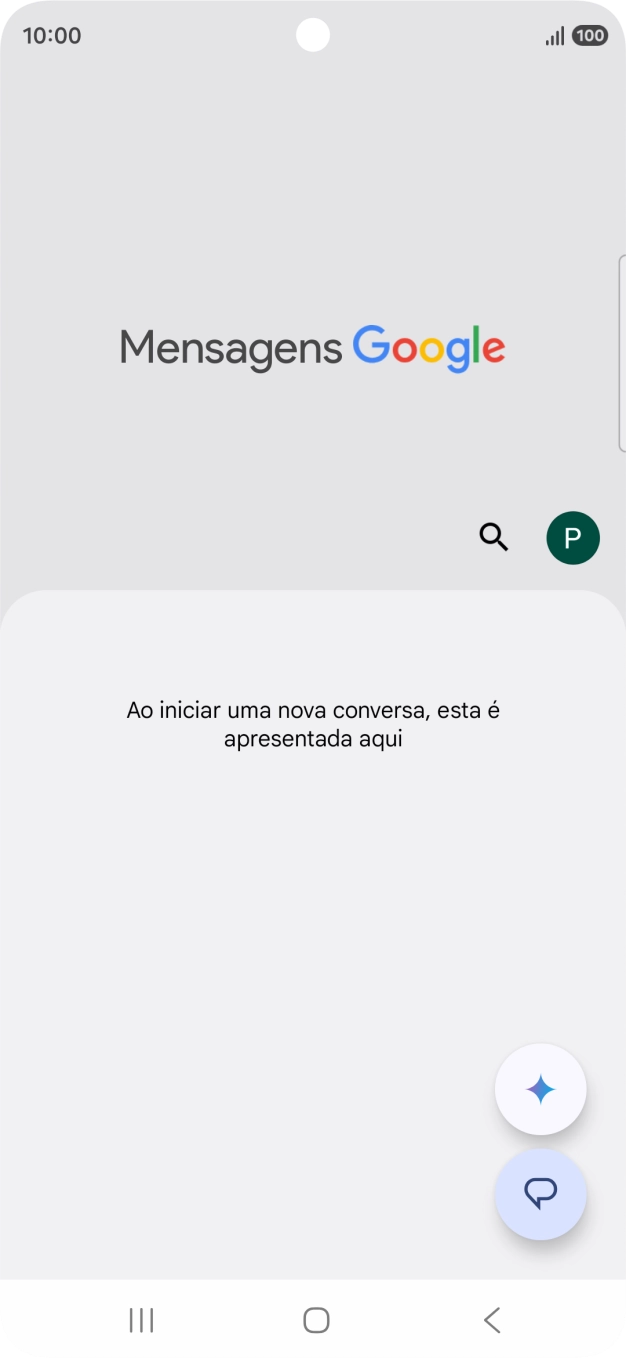 Prima o ícone de perfil.