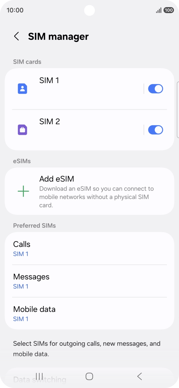 Press the required plan.