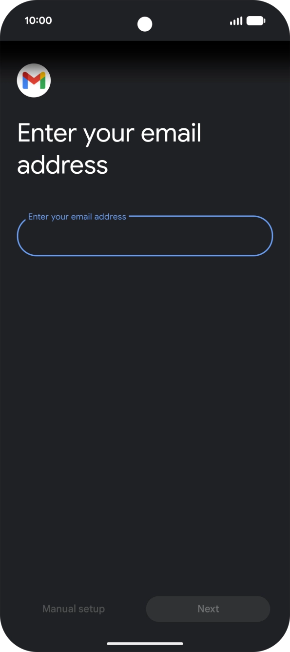 Press the field below 