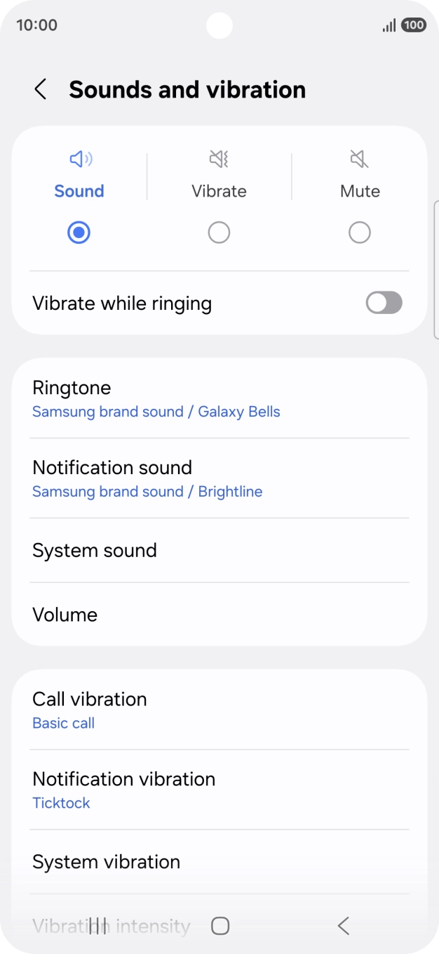 Press Ringtone.