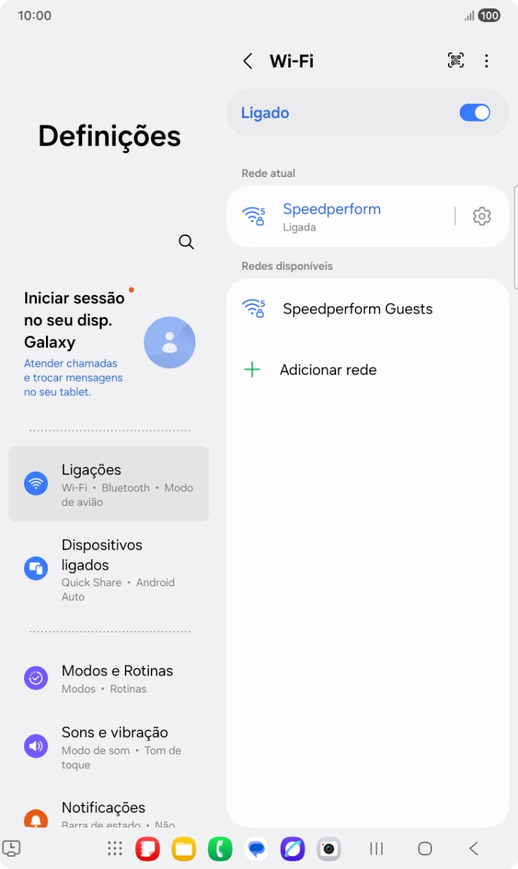 Prima a tecla de início para terminar e voltar ao ecrã inicial.